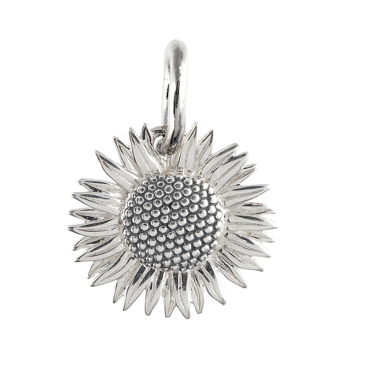 Sunflower Silver Charm Bracelet Solid Sterling adjustable designer bracelet Scarlett Jewellery