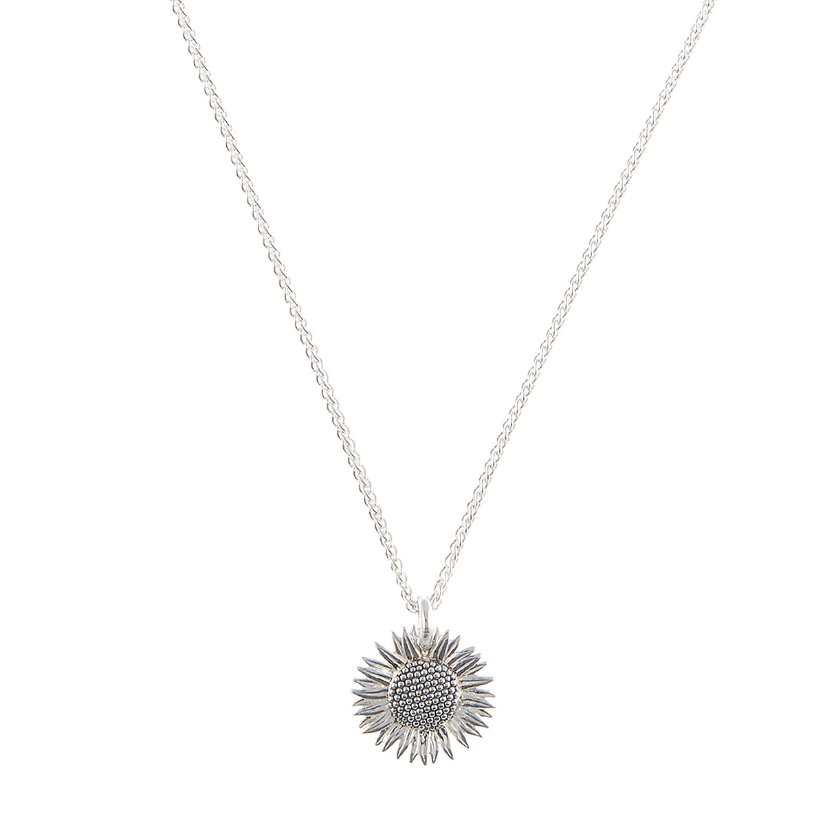 Sunflower Silver Necklace - Scarlett Jewellery
