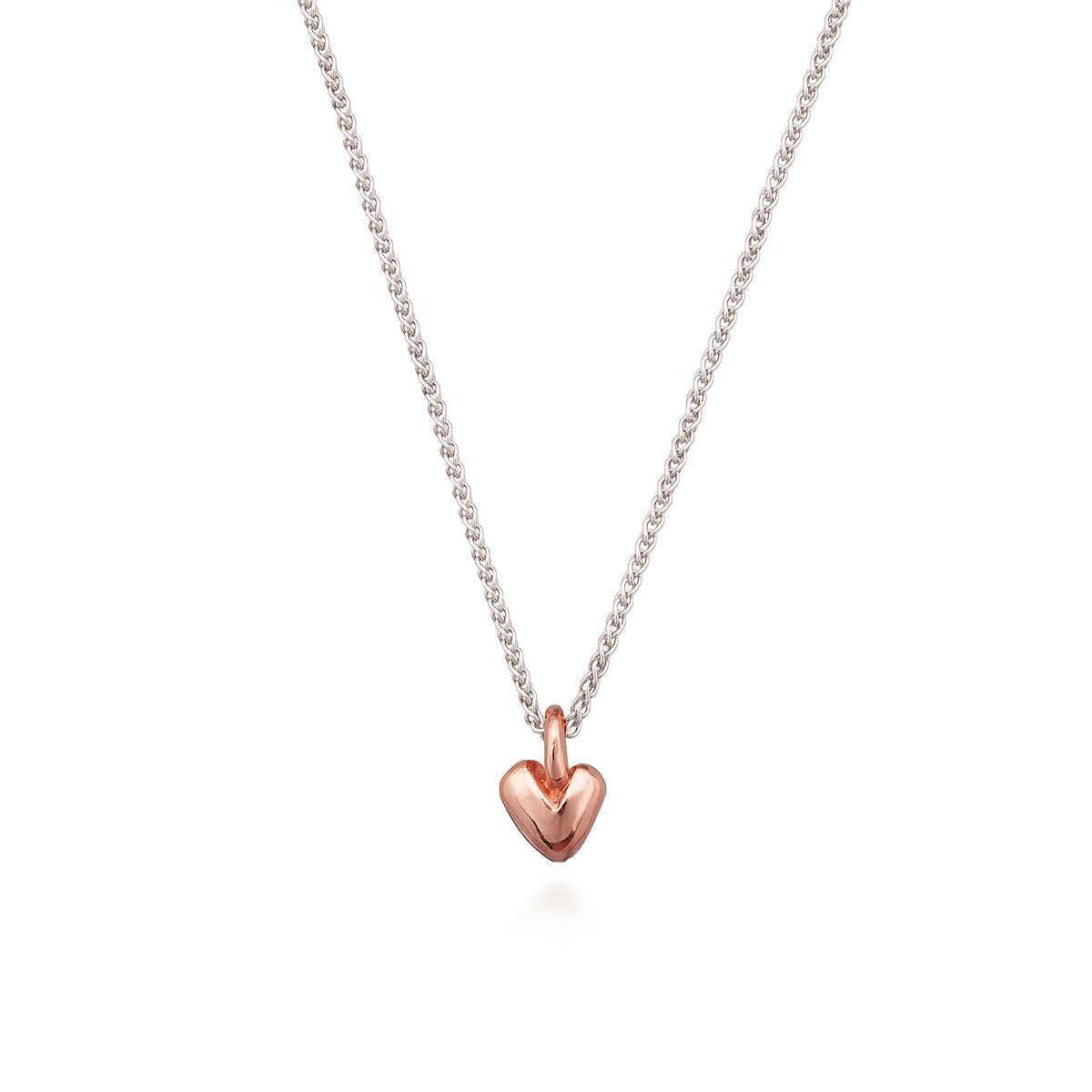Recycled rose gold heart pendant Scarlett Jewellery UK Slow fashion jewellery trends