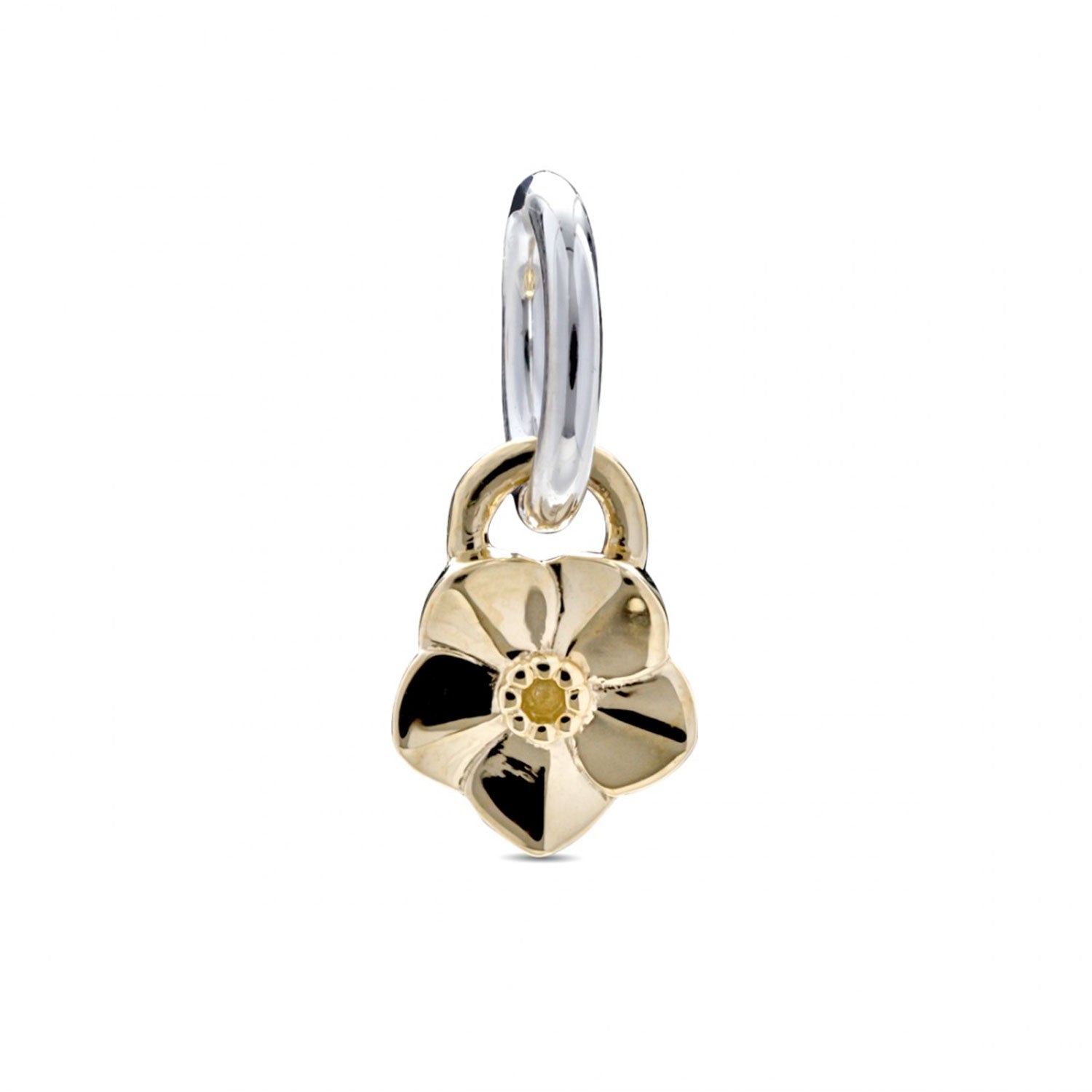 Tiny Forget-Me-Not Gold Charm Memorial Gift Scarlett Jewellery