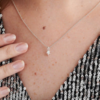 Small silver star pendant for teens young girls handmade designer Scarlett Jewellery