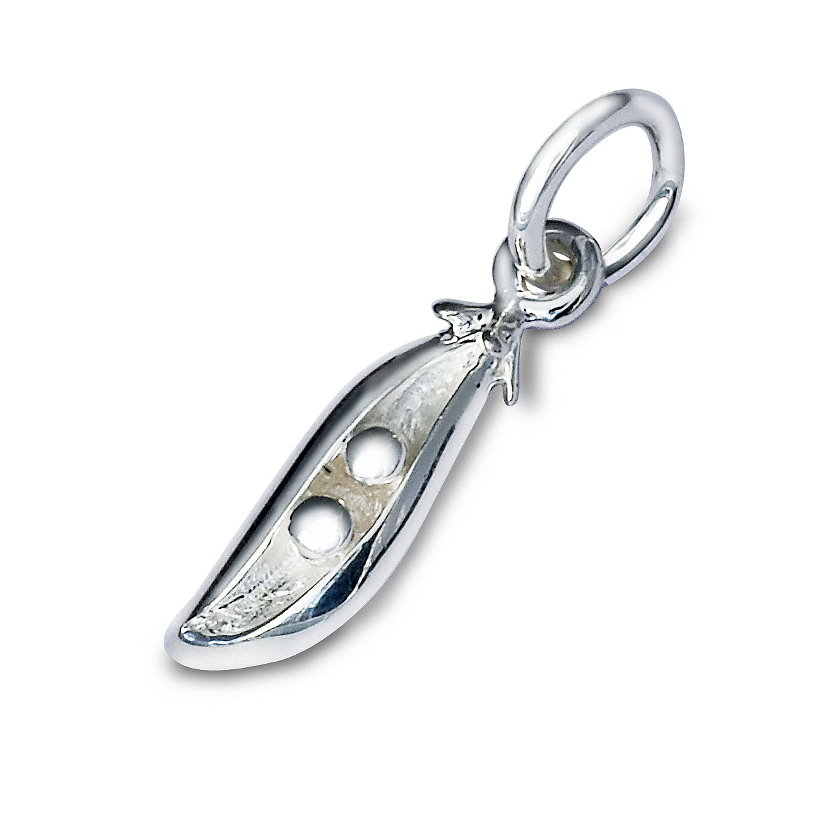 Two Peas In A Pod Twins Sisters Best Friends Sterling Silver Necklace or Bracelet Charm